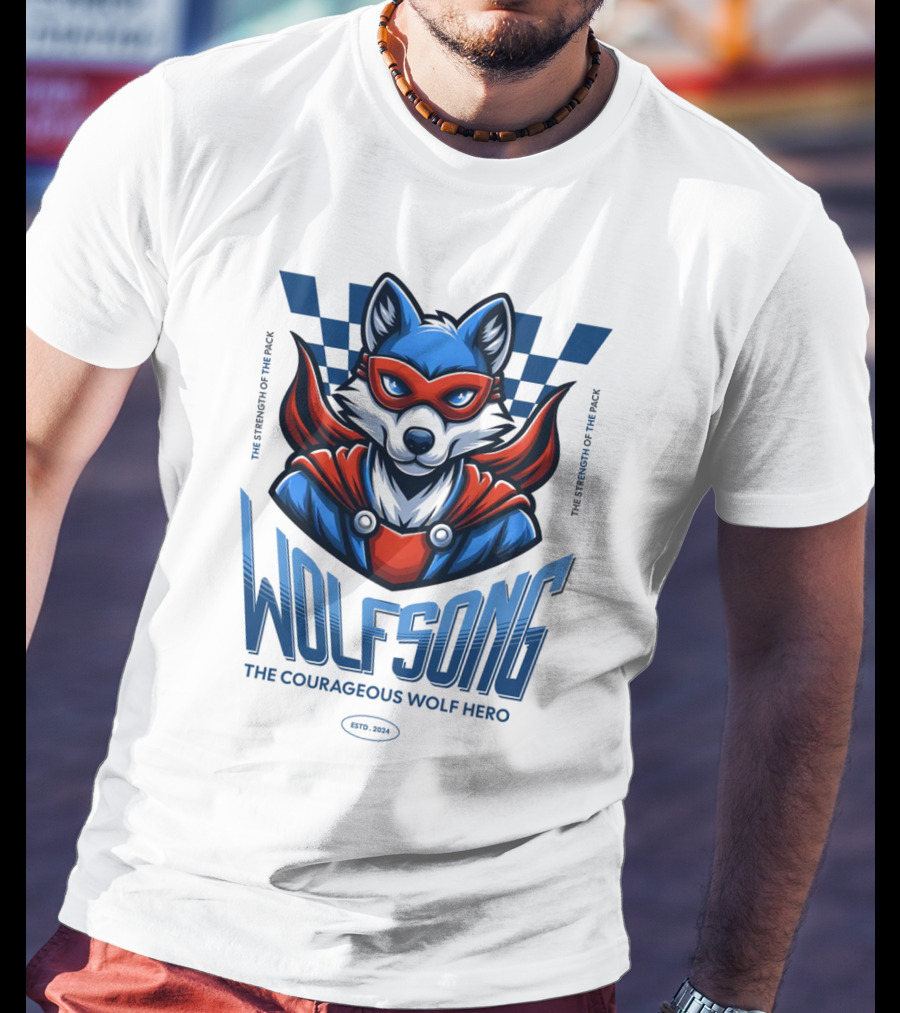 WOLFSONG THE COURAGEOUS WOLF HERO THE LEGENDARY WOLF SPIRIT T-Shirt