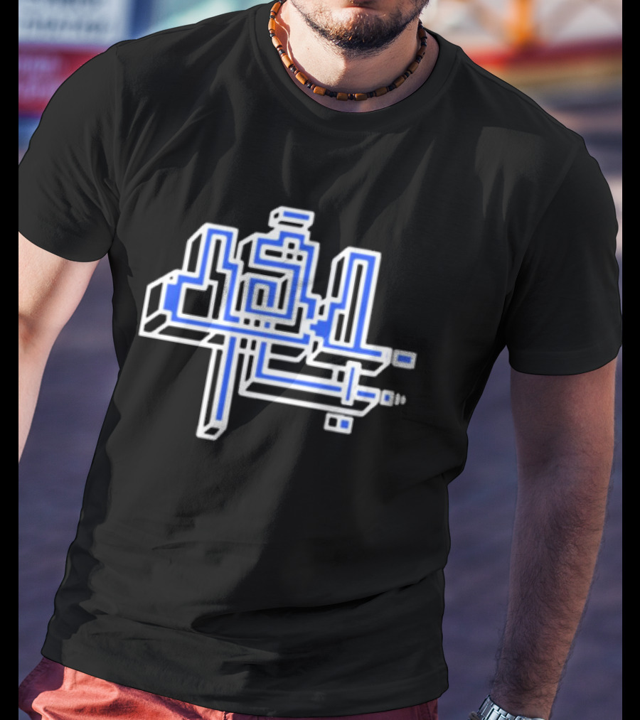 454 Life Maze Blue Circuit T-Shirt