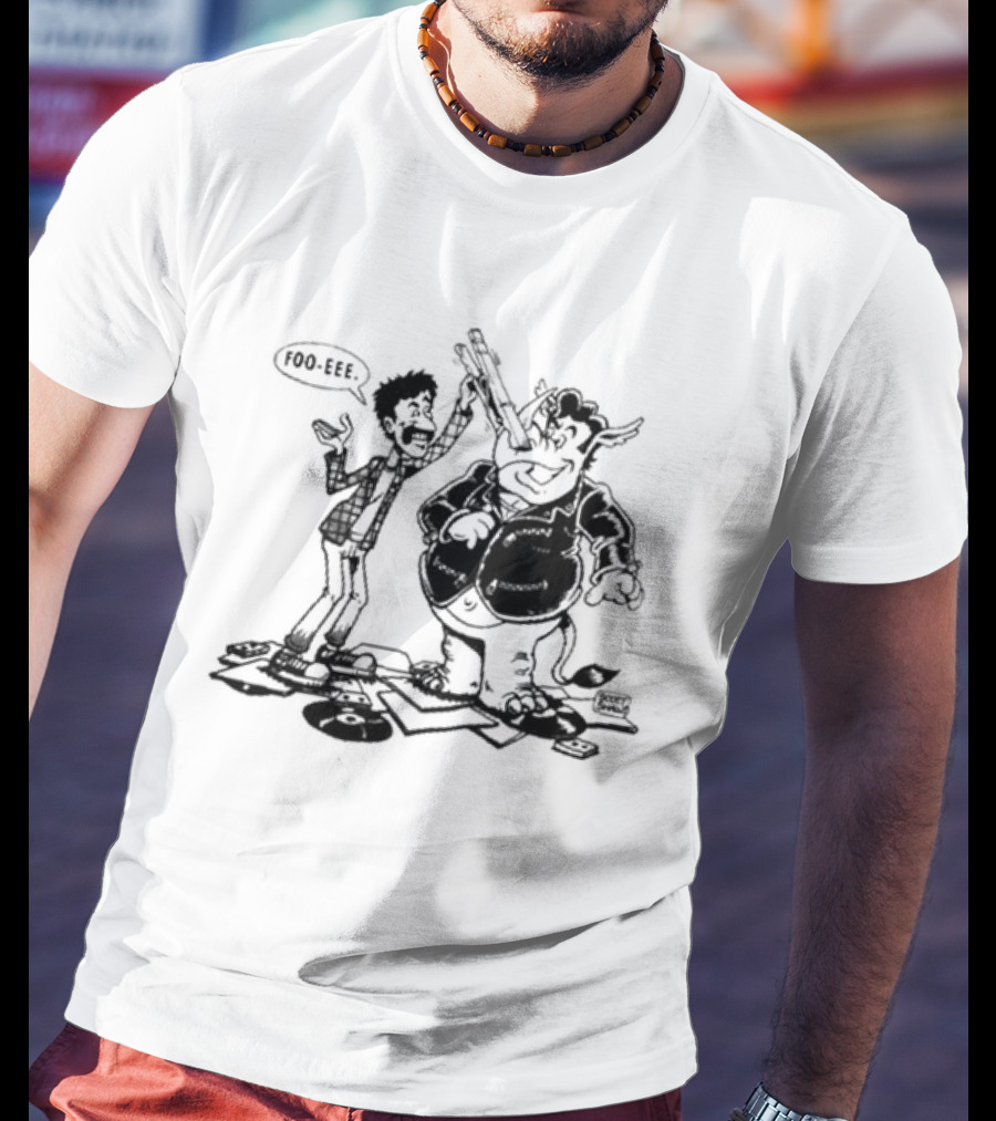 Frank Zappa Beat The Boots Foo-Eee Comic-Style T-Shirt