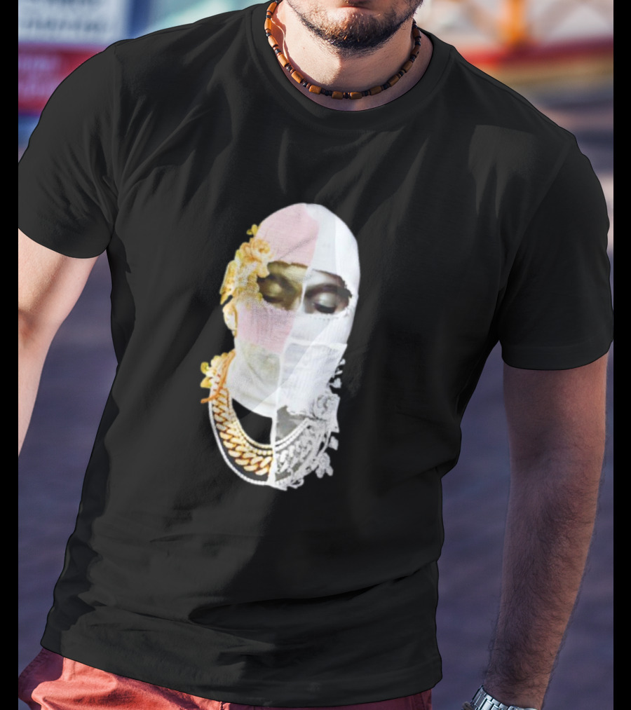 Lamine Yamal Ih Nom Uh Nit Kanye Yeezus Masked Face T-Shirt