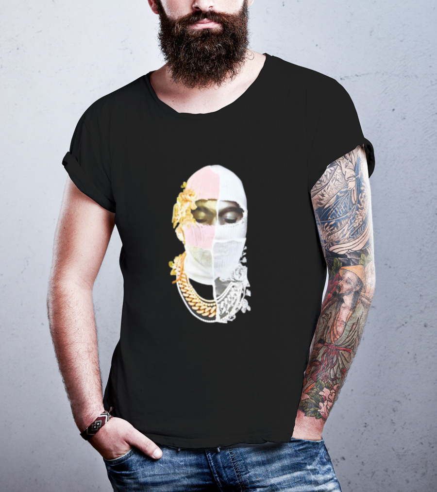 Lamine Yamal Ih Nom Uh Nit Kanye Yeezus Masked Face T-Shirt