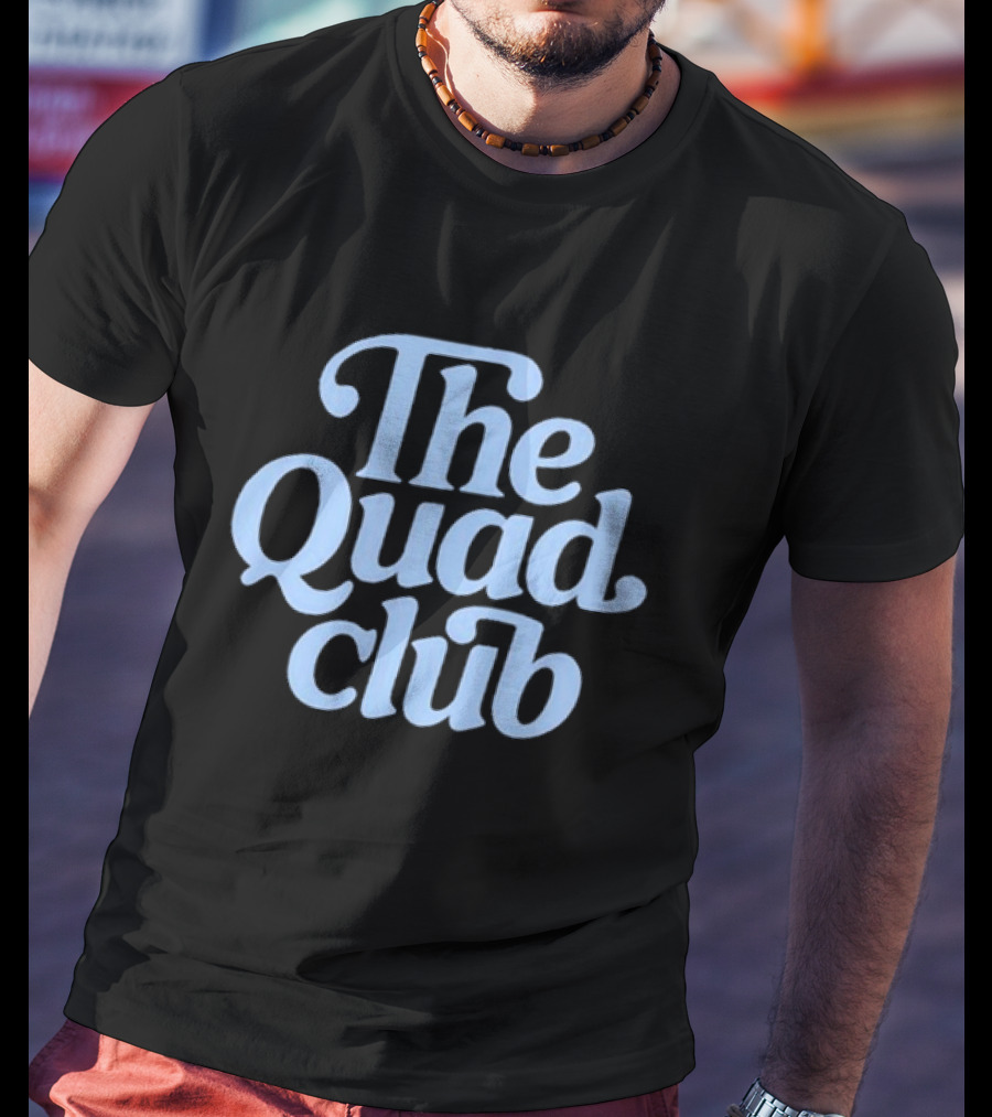 The Quad Club Black Quadrant T-Shirt