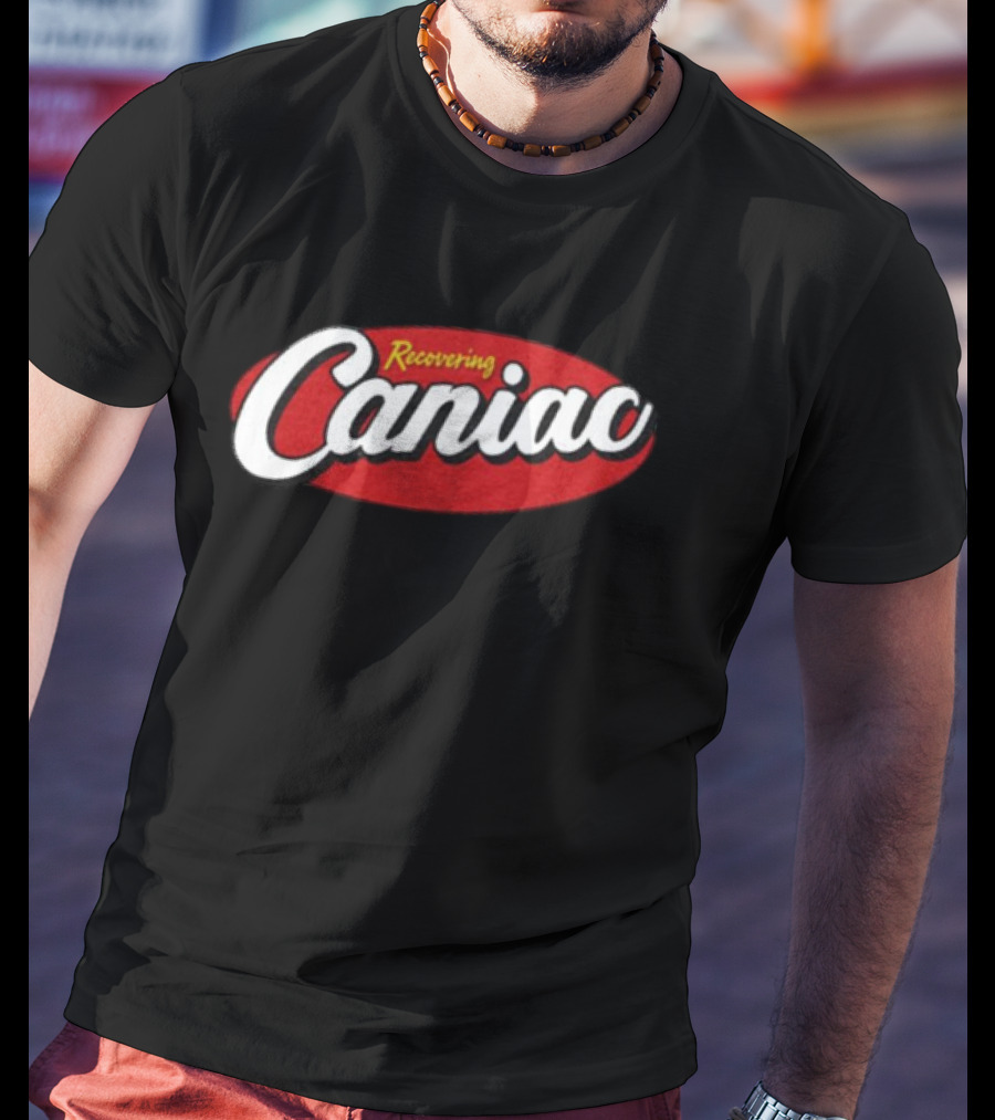 Recovering Caniac Red T-Shirt