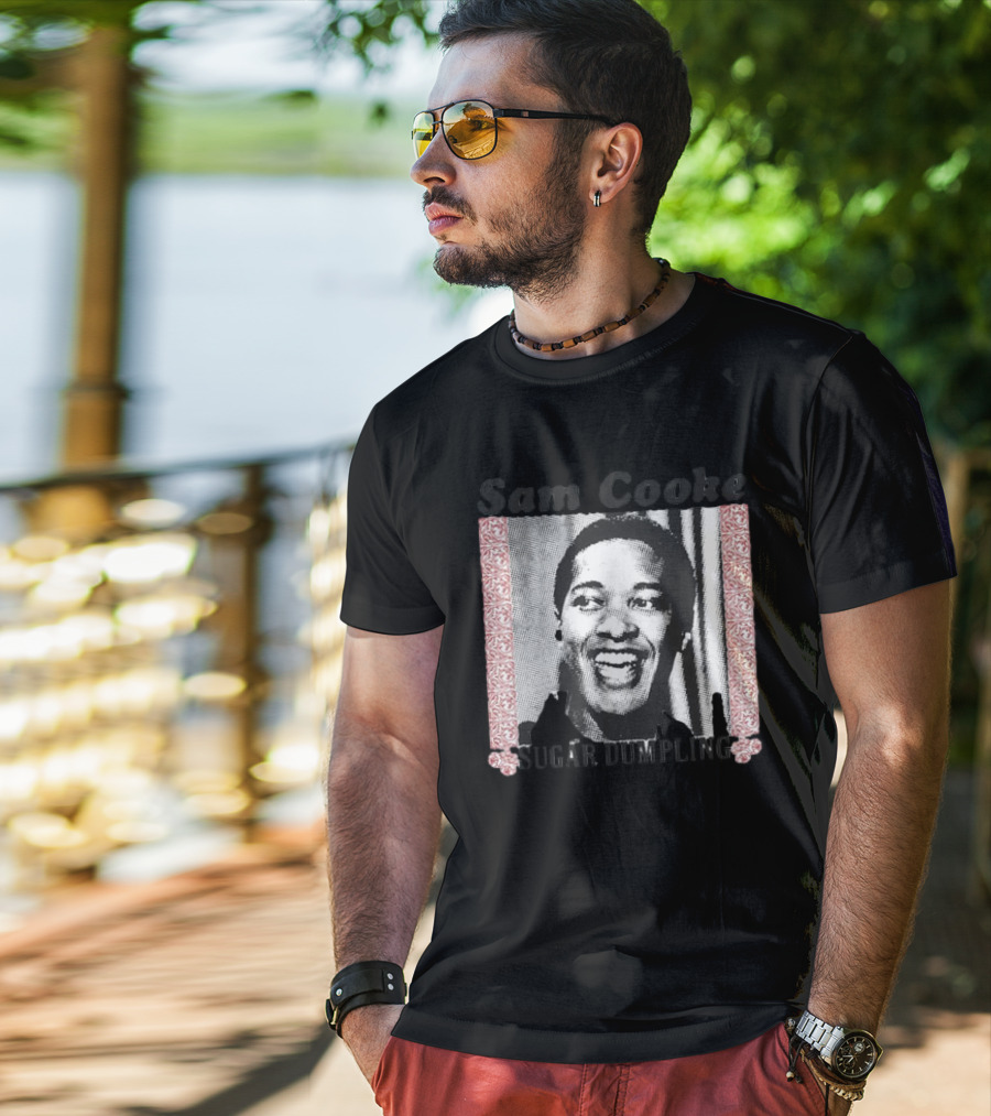 Sam Cooke Sugar Dumpling Smiling Portrait T-Shirt