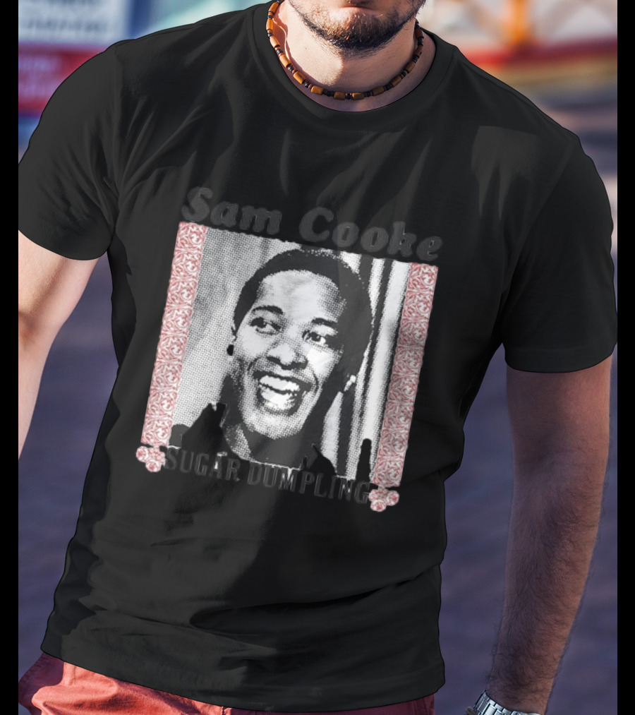 Sam Cooke Sugar Dumpling Smiling Portrait T-Shirt