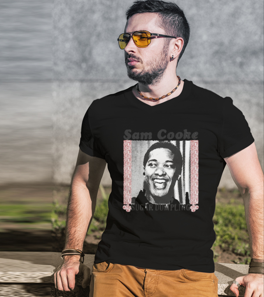 Sam Cooke Sugar Dumpling Smiling Portrait T-Shirt