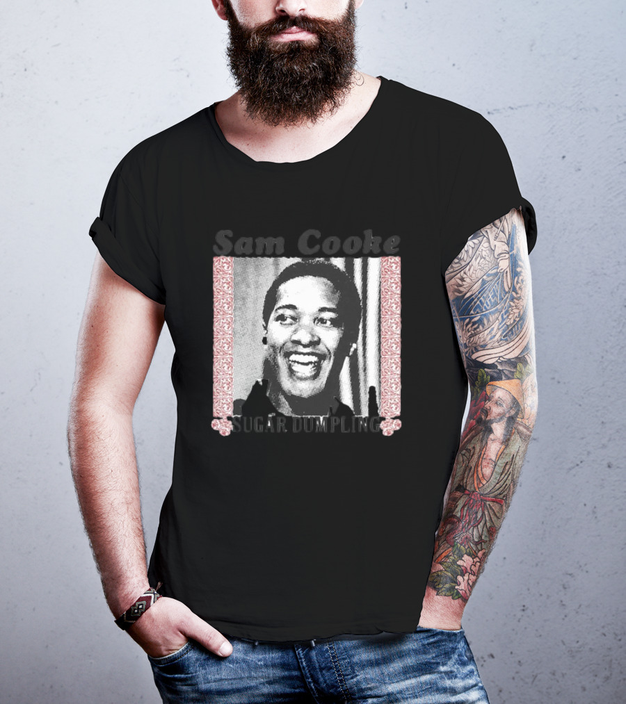 Sam Cooke Sugar Dumpling Smiling Portrait T-Shirt