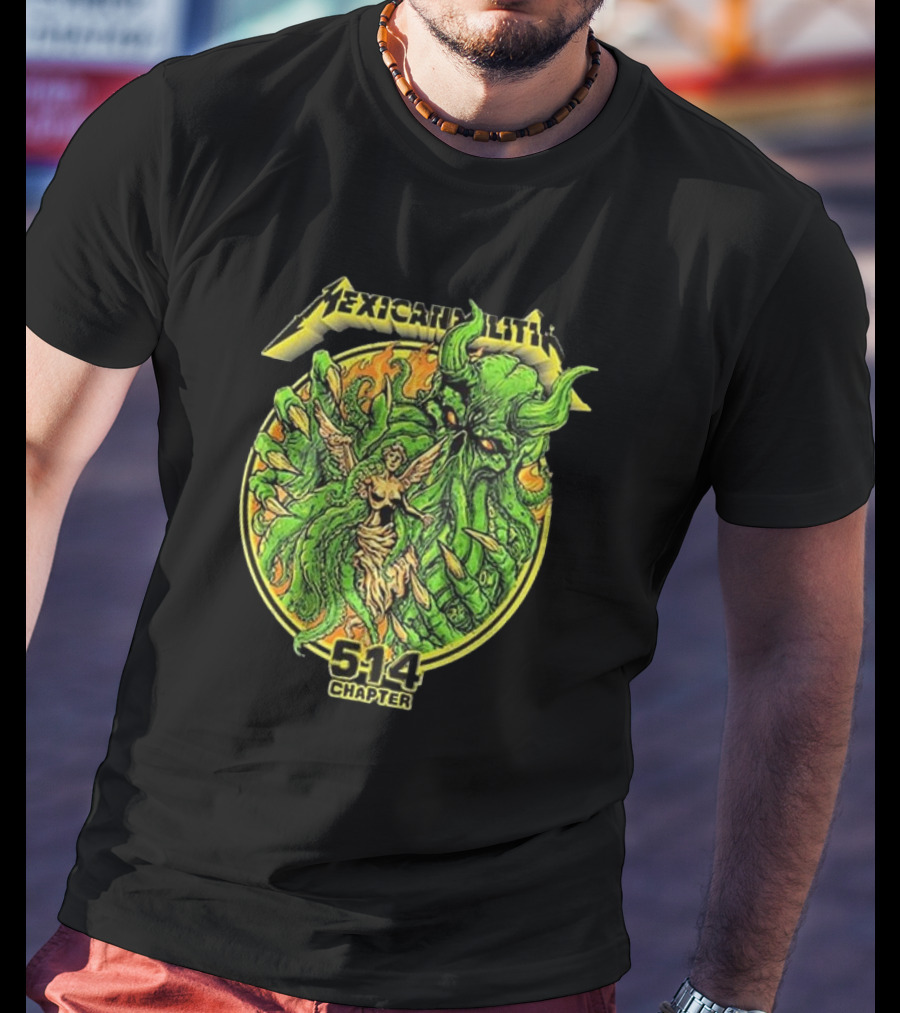Mexican Militia Chapter 514 Vintage Monster T-Shirt