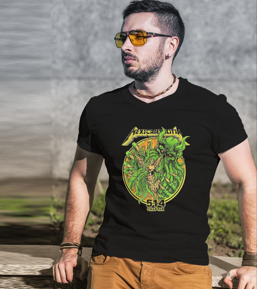 Mexican Militia Chapter 514 Vintage Monster T-Shirt