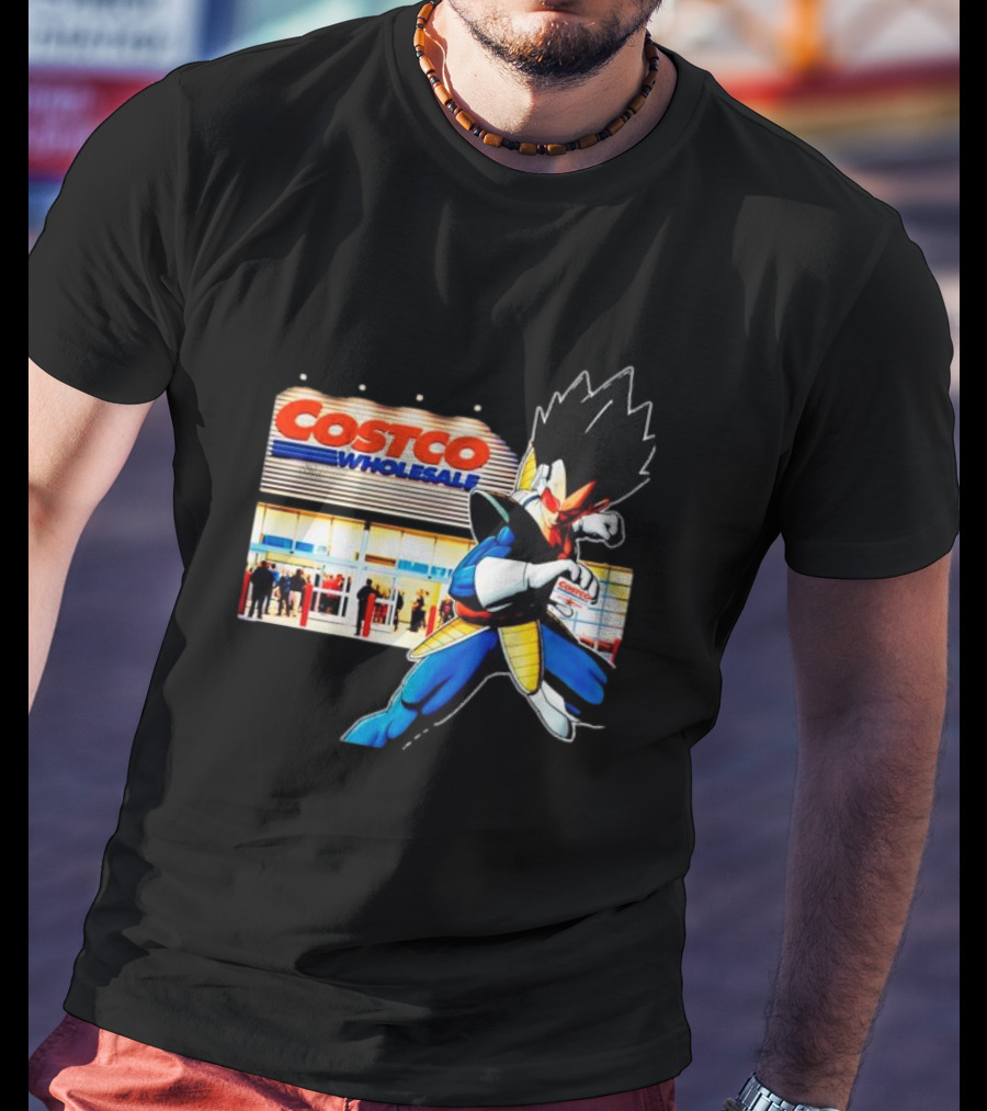 Prince Of Savings Costco Wholesale Vegeta Anime Icon At Storefront T-Shirt