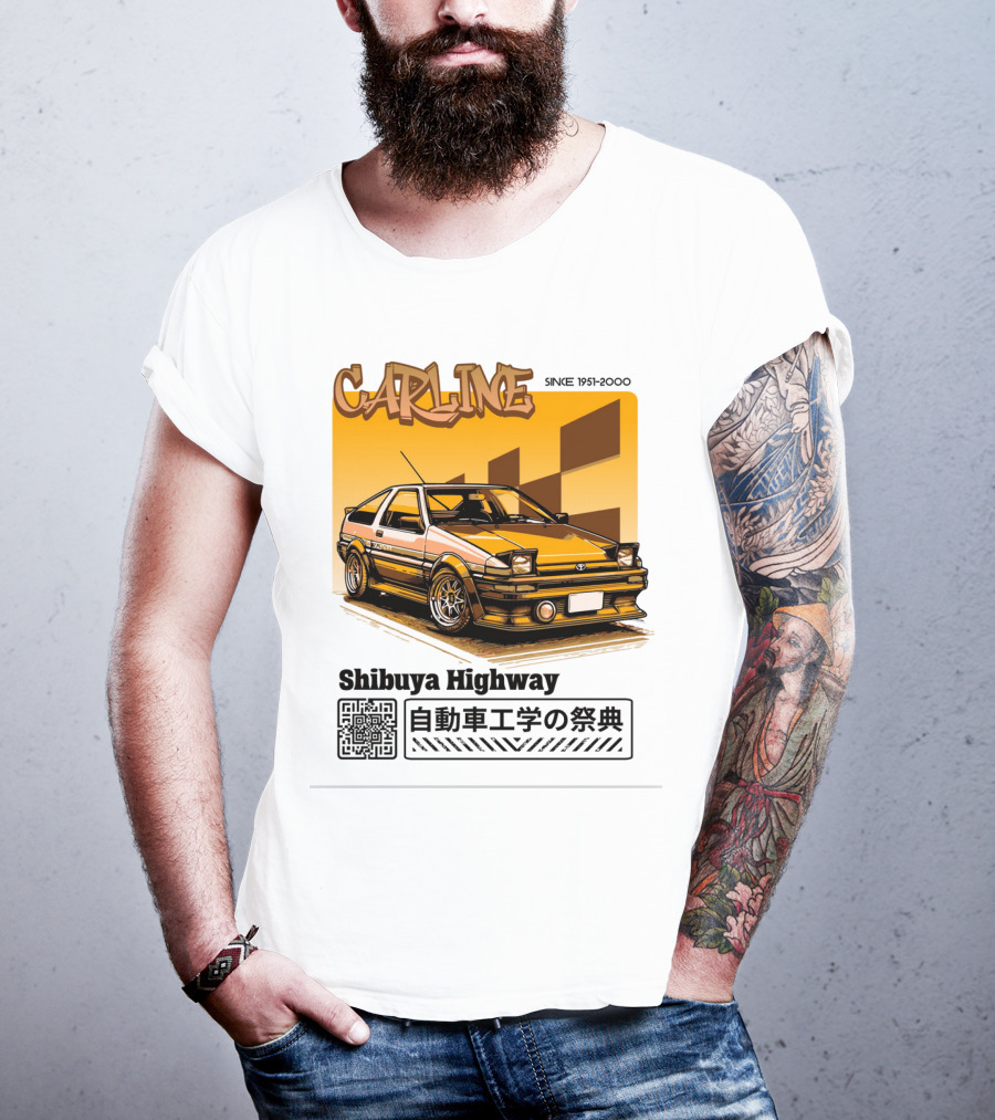Carline Shibuya Highway Since 1951-2000 T-Shirt