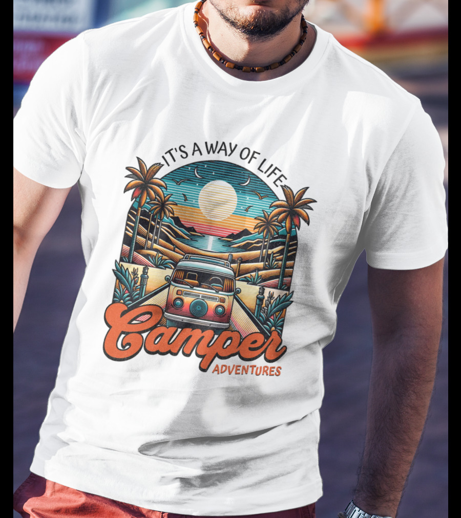 It's A Way Of Life Camper Adventures T-Shirt