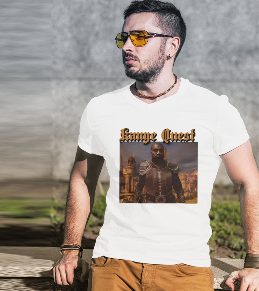 Kanye Quest Medieval Adventure Cleric In Armor T-Shirt