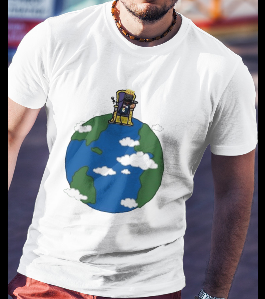 King Of The World James Throne On Earth T-Shirt