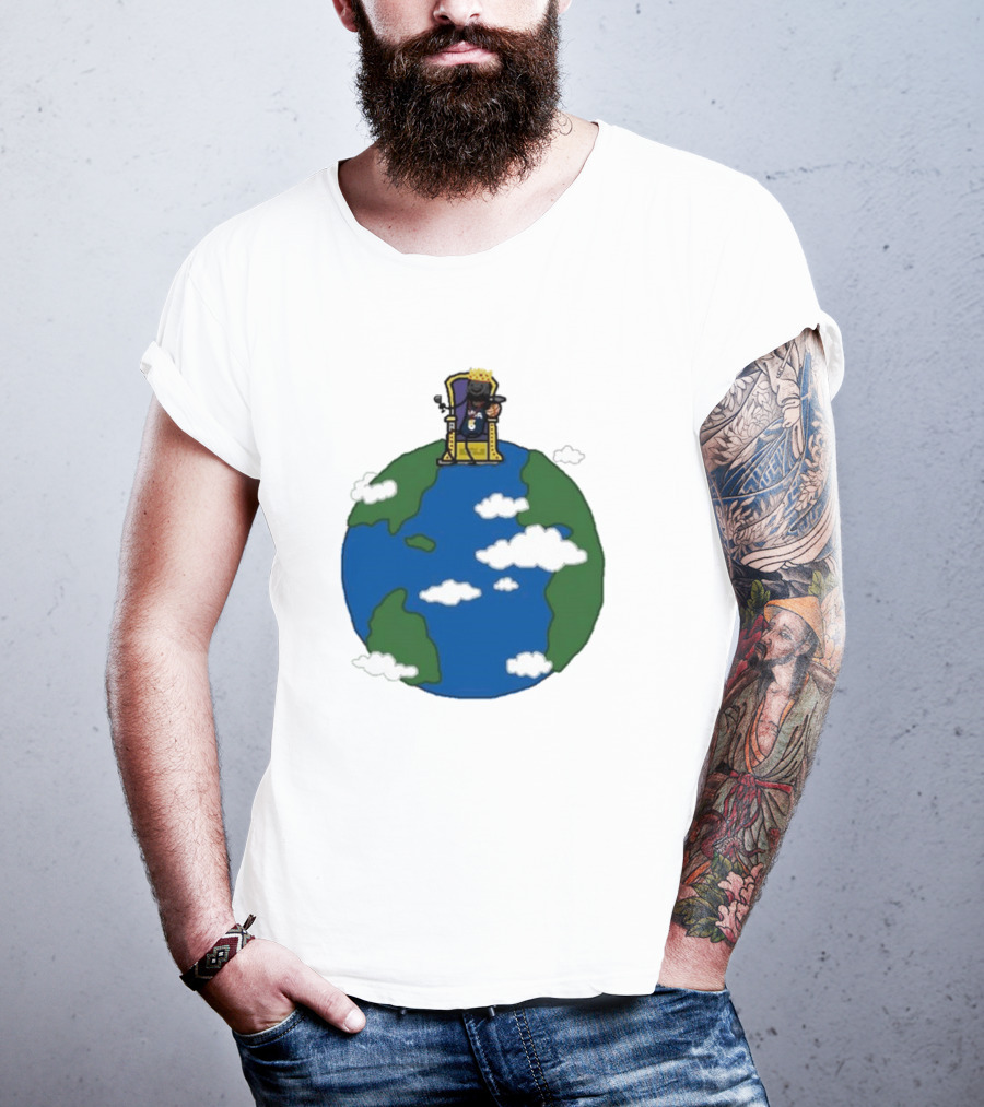 King Of The World James Throne On Earth T-Shirt
