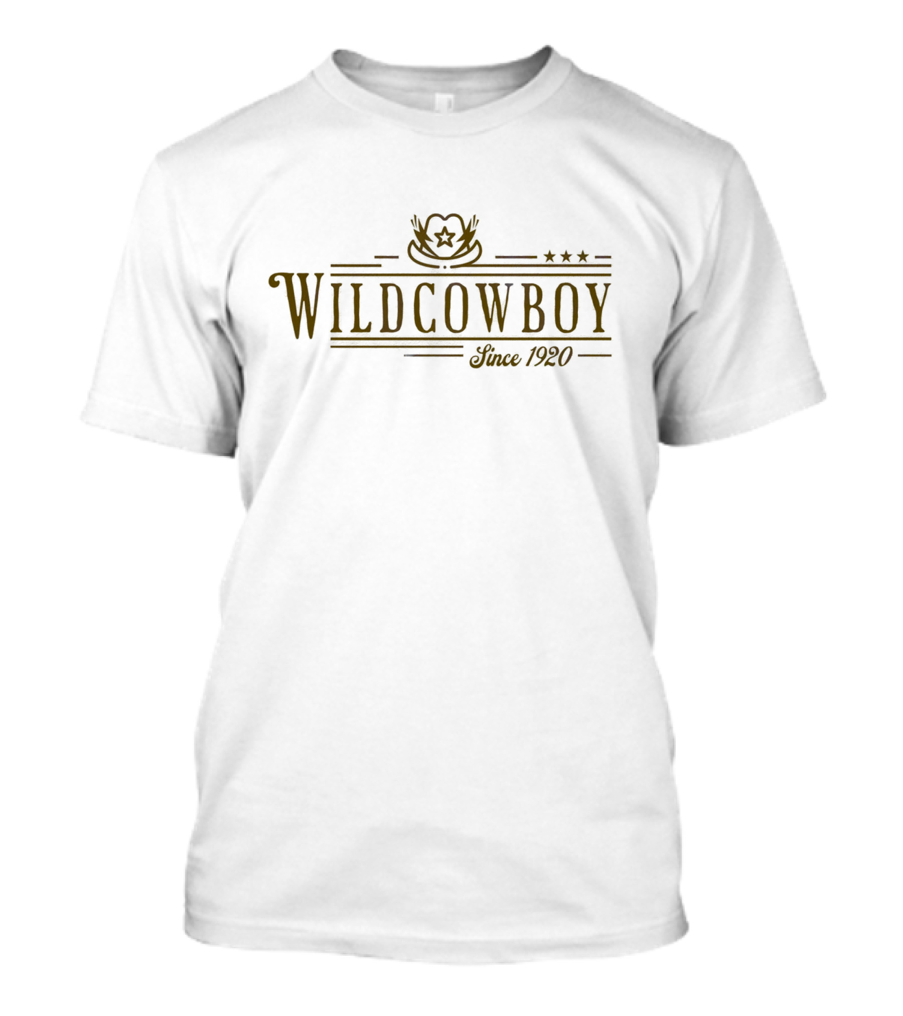 Wild Cowboy Since 1920 Star Hat T-Shirt