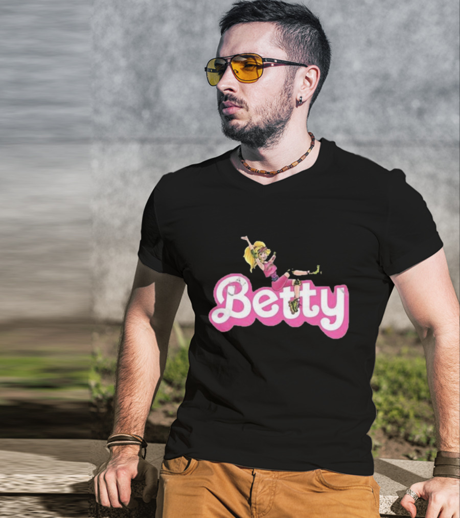 Betty Blonde Vintage Pink T-Shirt
