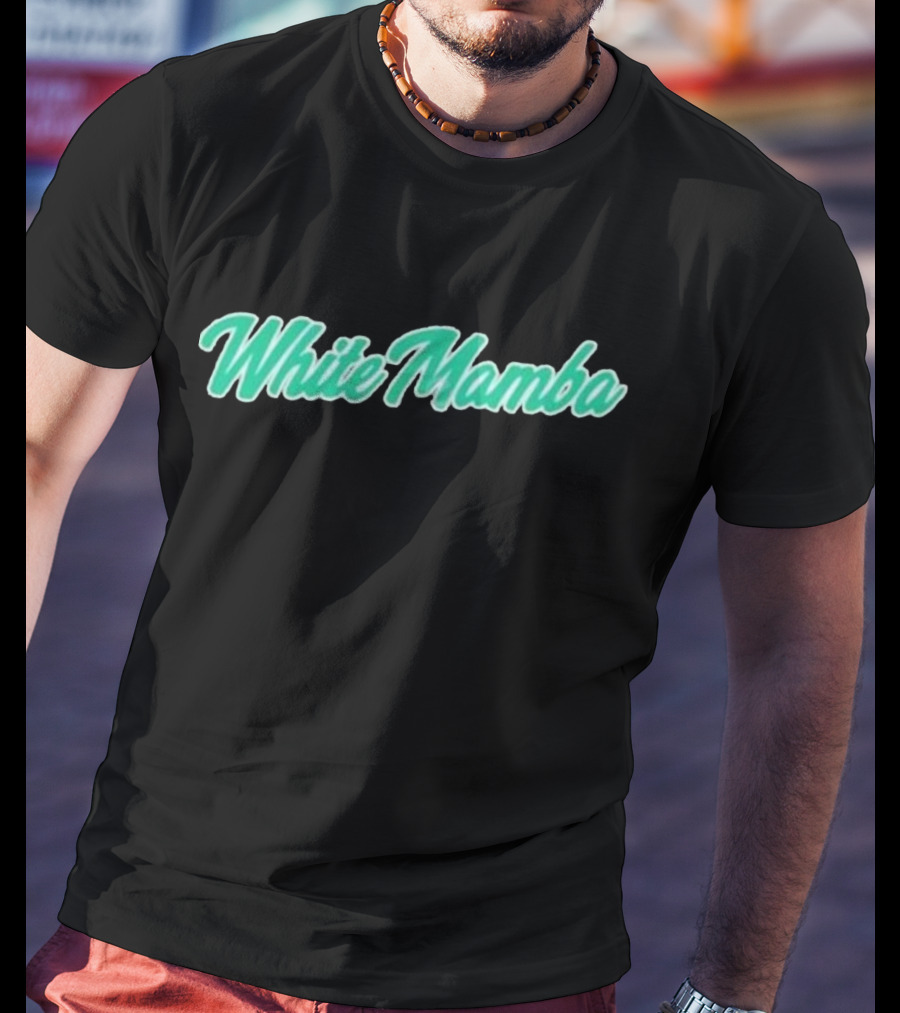 White Mamba Basketball Icon Legend T-Shirt