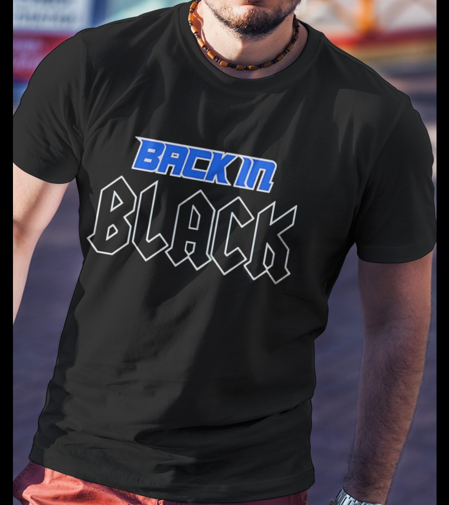 Detroit Lions Back In Black Classic T-Shirt