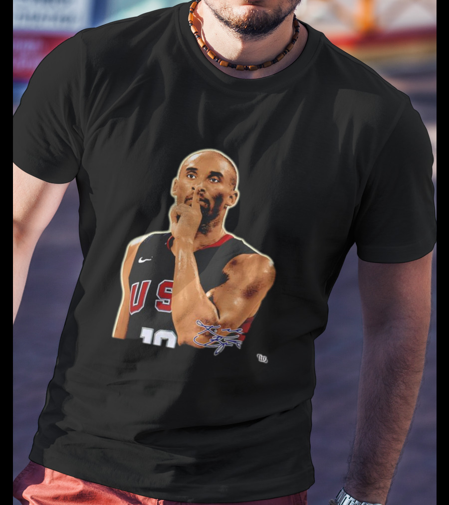 Kobe Bryant USA Basketball 10 Signature Quiet T-Shirt