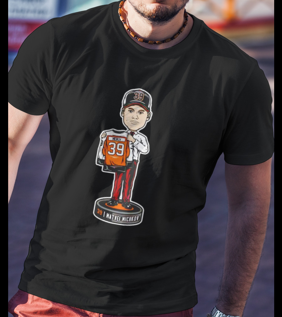 Matvei Michkov 39 Philadelphia Bobble Head Figurine T-Shirt