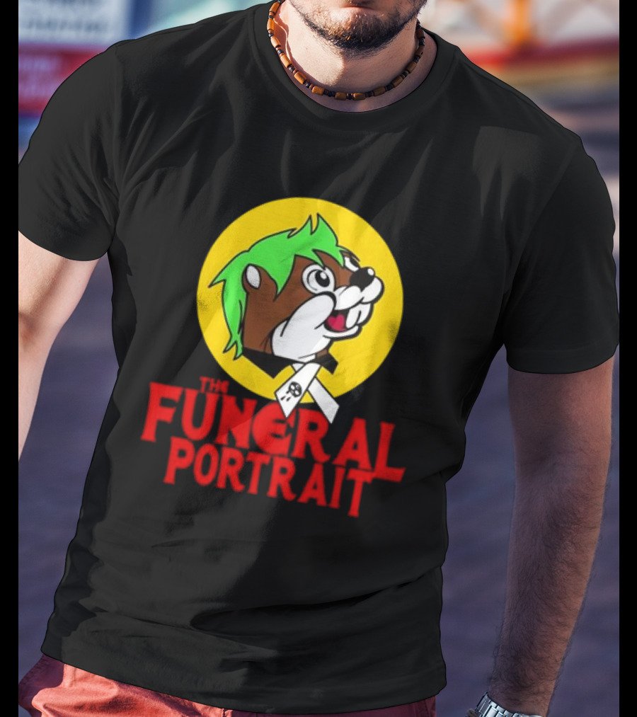 Buc-Ee’s The Funeral Portrait Skull Ribbon T-Shirt