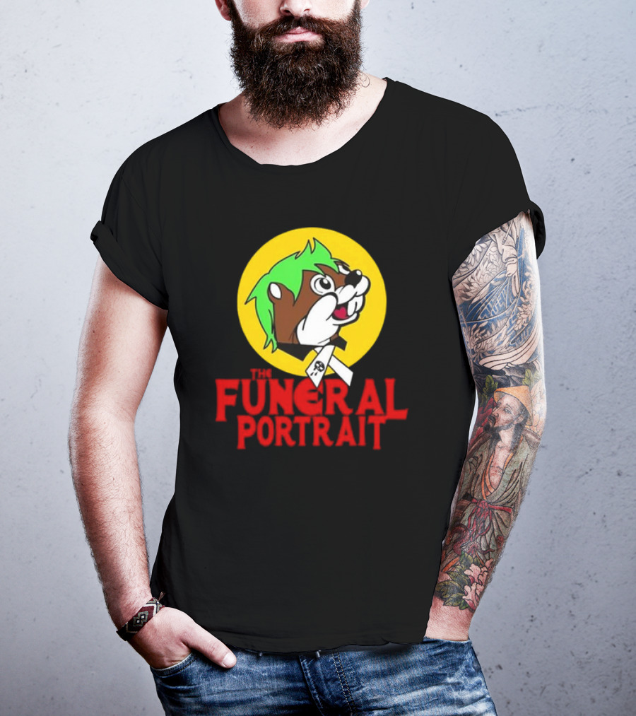 Buc-Ee’s The Funeral Portrait Skull Ribbon T-Shirt