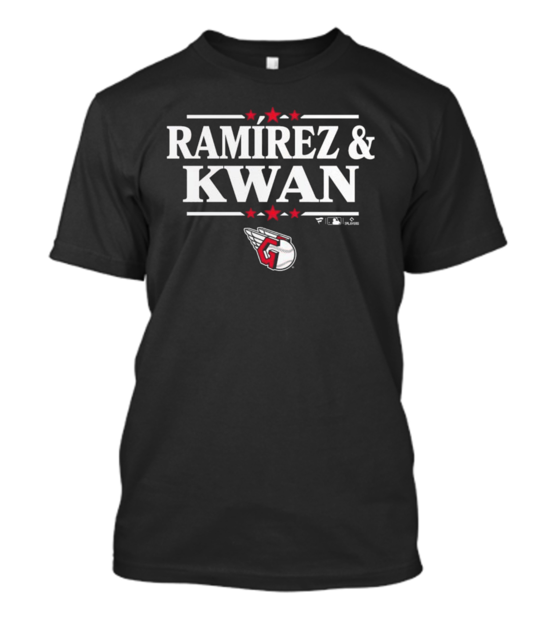 Cleveland Guardians José Ramírez And Steven Kwan MLBPA Players T-Shirt
