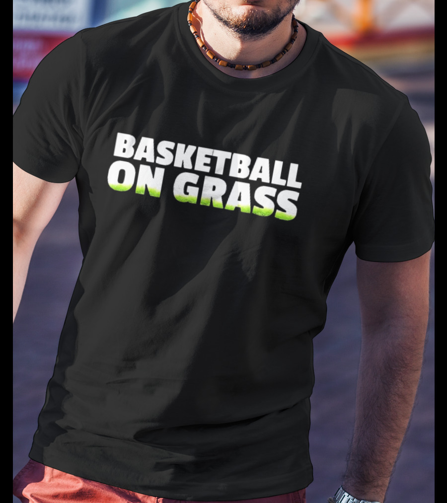 Basketball On Grass T-Shirt