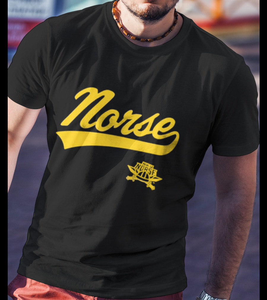 Norse NKU Norse Baseball Script T-Shirt