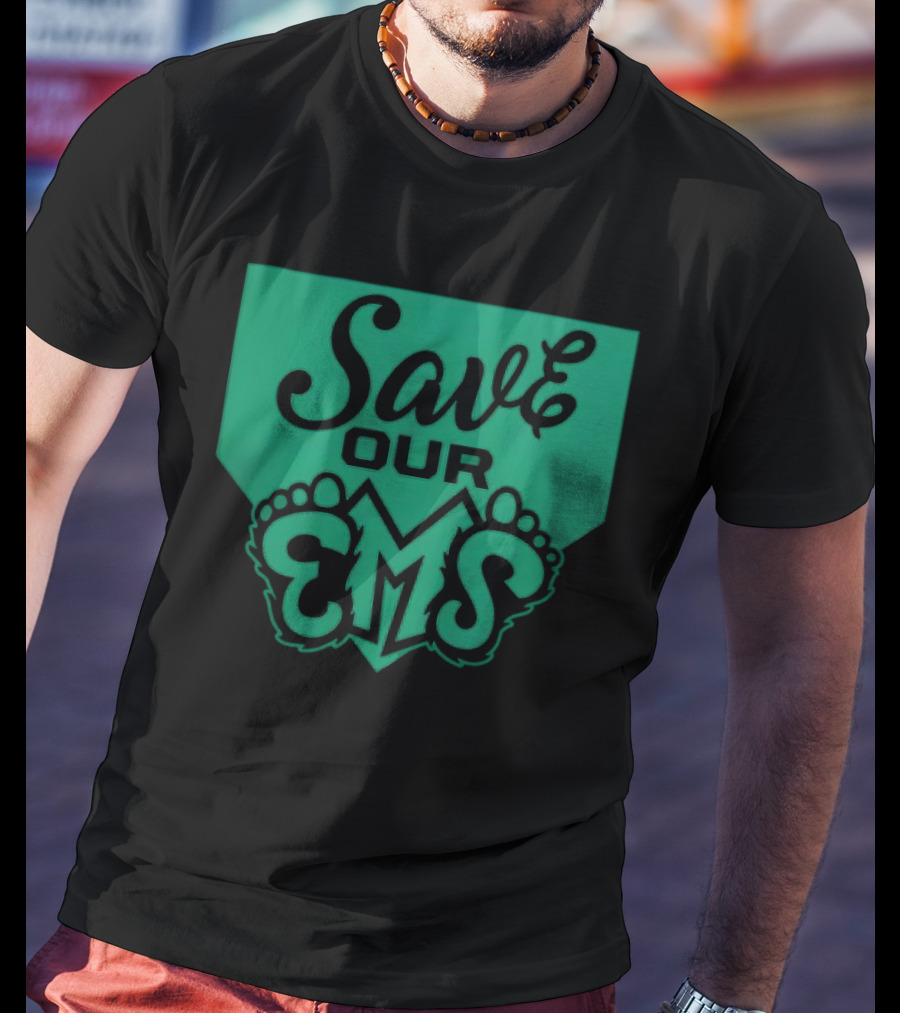 Eugene Emeralds Save Our Ems Team Spirit T-Shirt