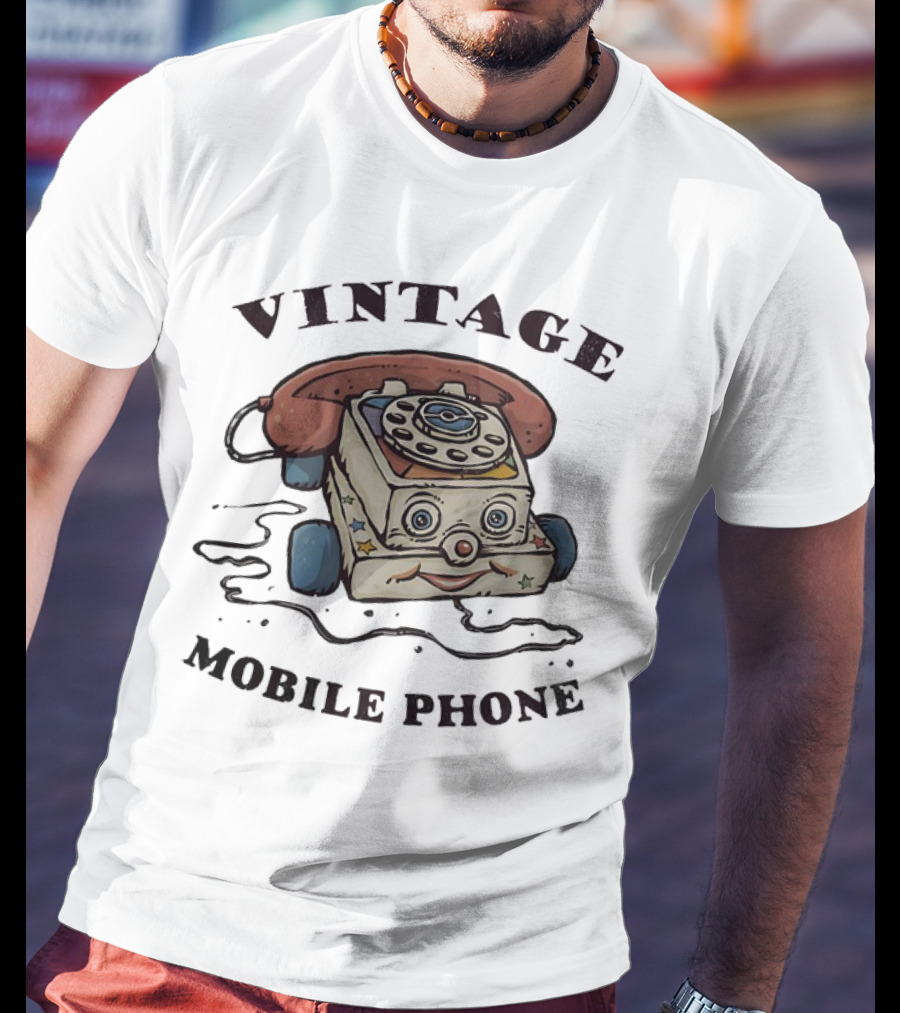 Vintage Chatter Telephone Mobile Phone Original T-Shirt