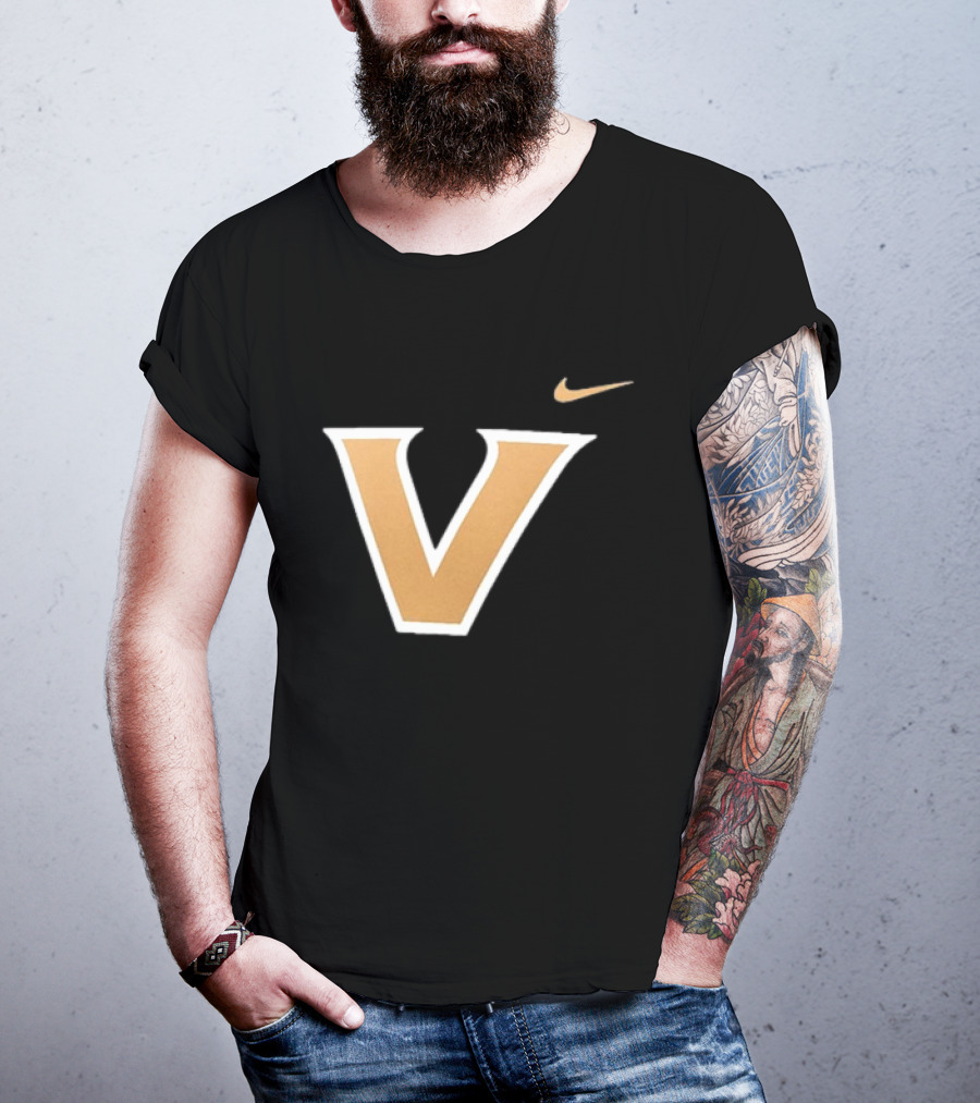 Vanderbilt Commodores Black V T-Shirt