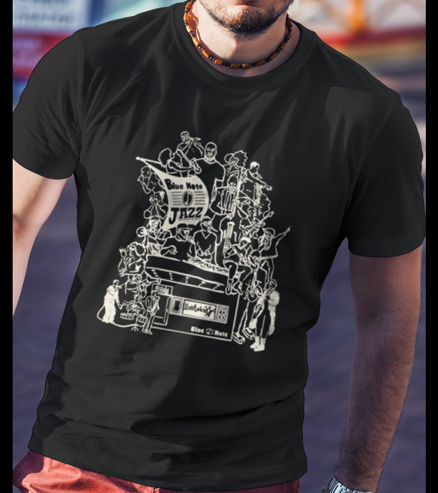 Blue Note Jazz Musicians Montage BN Facade Event T-Shirt