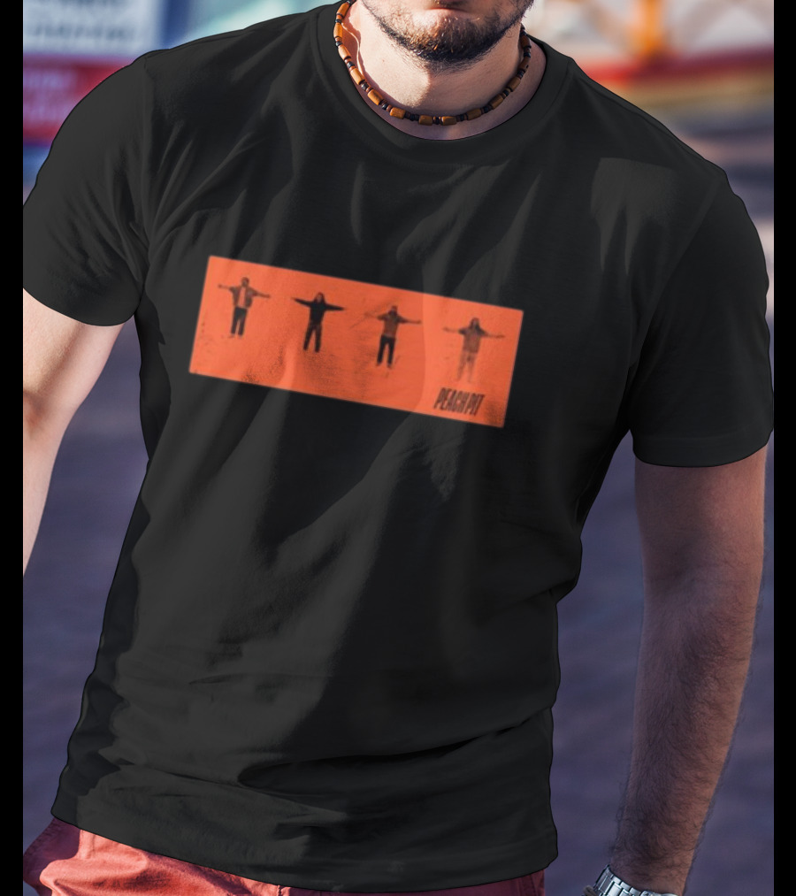 Peach Pit Music Band Virtual Reality Album Cover T-Shirt