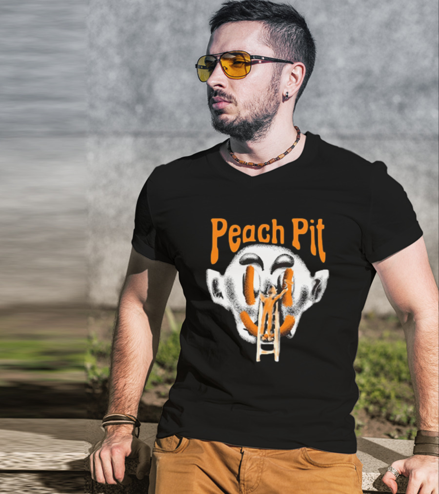 Peach Pit Surreal Face T-Shirt