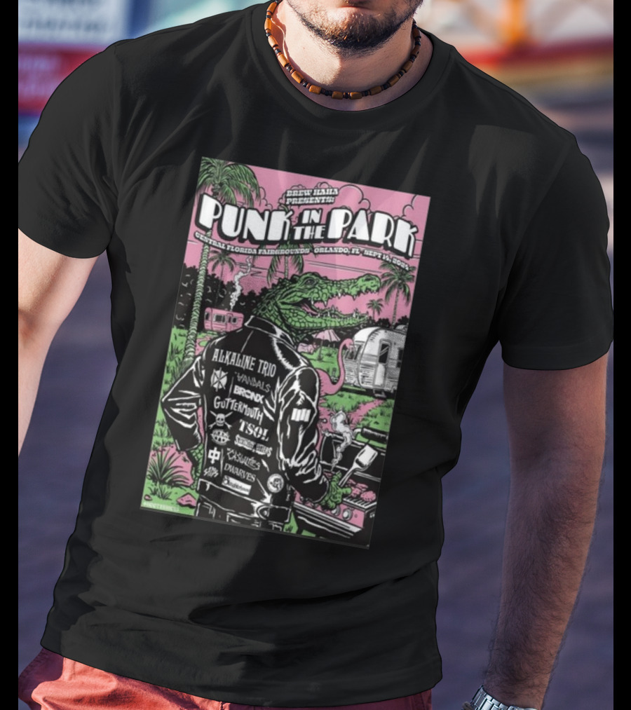 Punk In The Park Central Florida Fairgrounds Alkaline Trio Vandals Orlando Sep 14 T-Shirt
