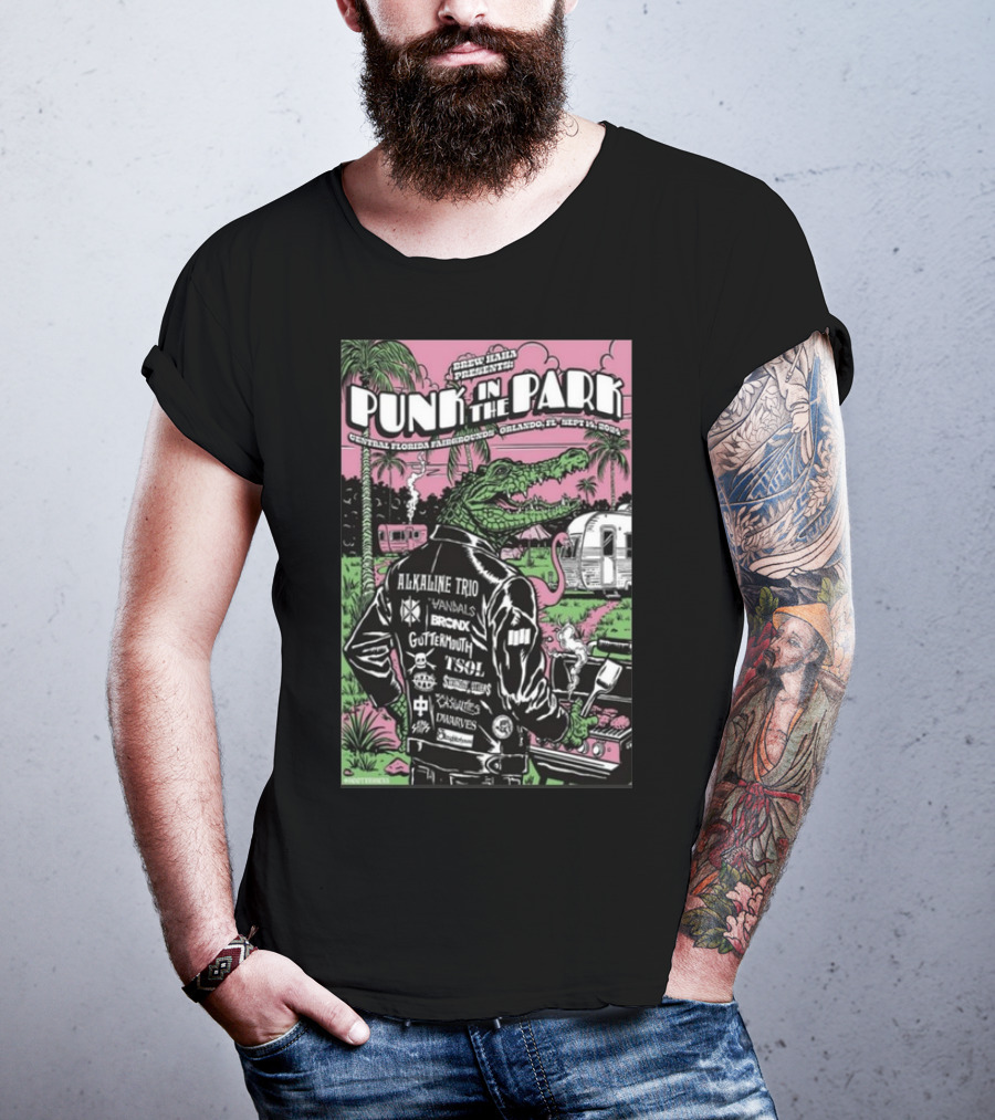 Punk In The Park Central Florida Fairgrounds Alkaline Trio Vandals Orlando Sep 14 T-Shirt
