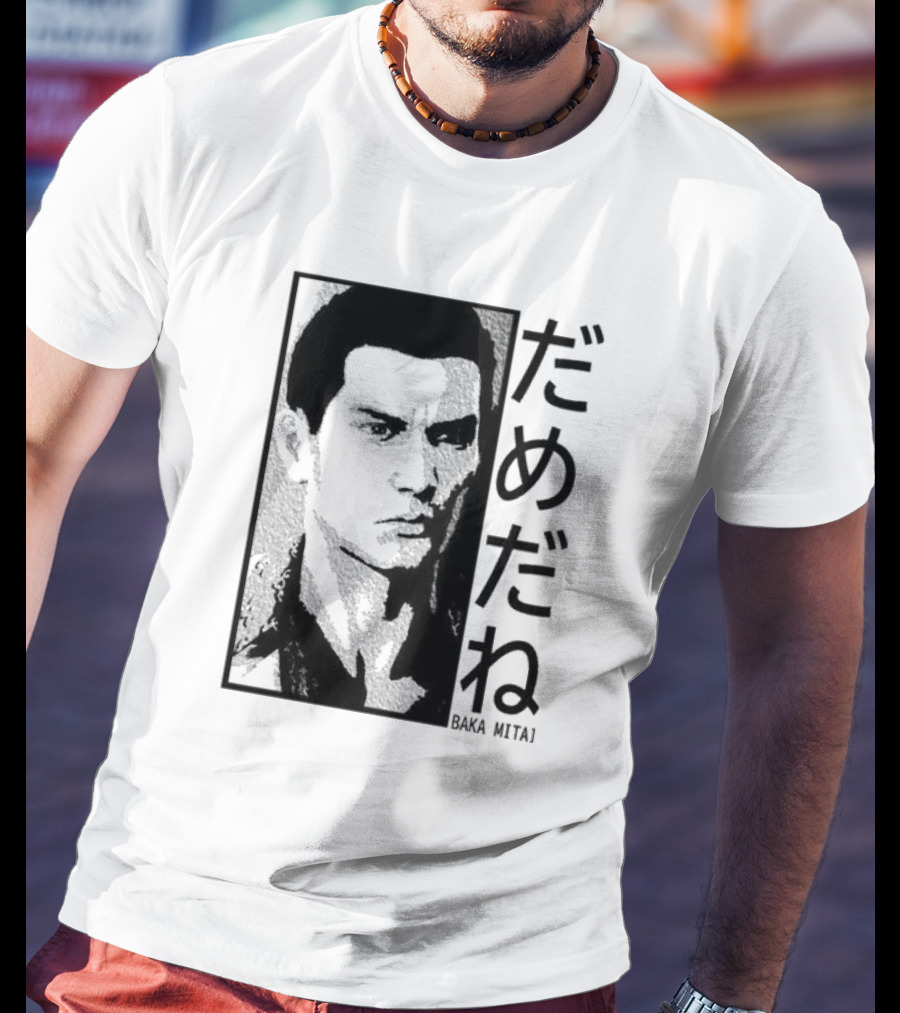 Baka Mitai Yakuza Kiryu Kazuma Dame Da Ne Gaming T-Shirt