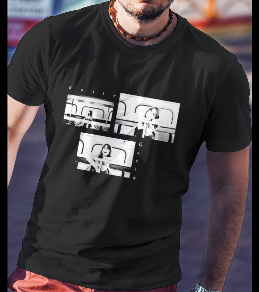 Katie Gavin Black And White Photo Triptych T-Shirt