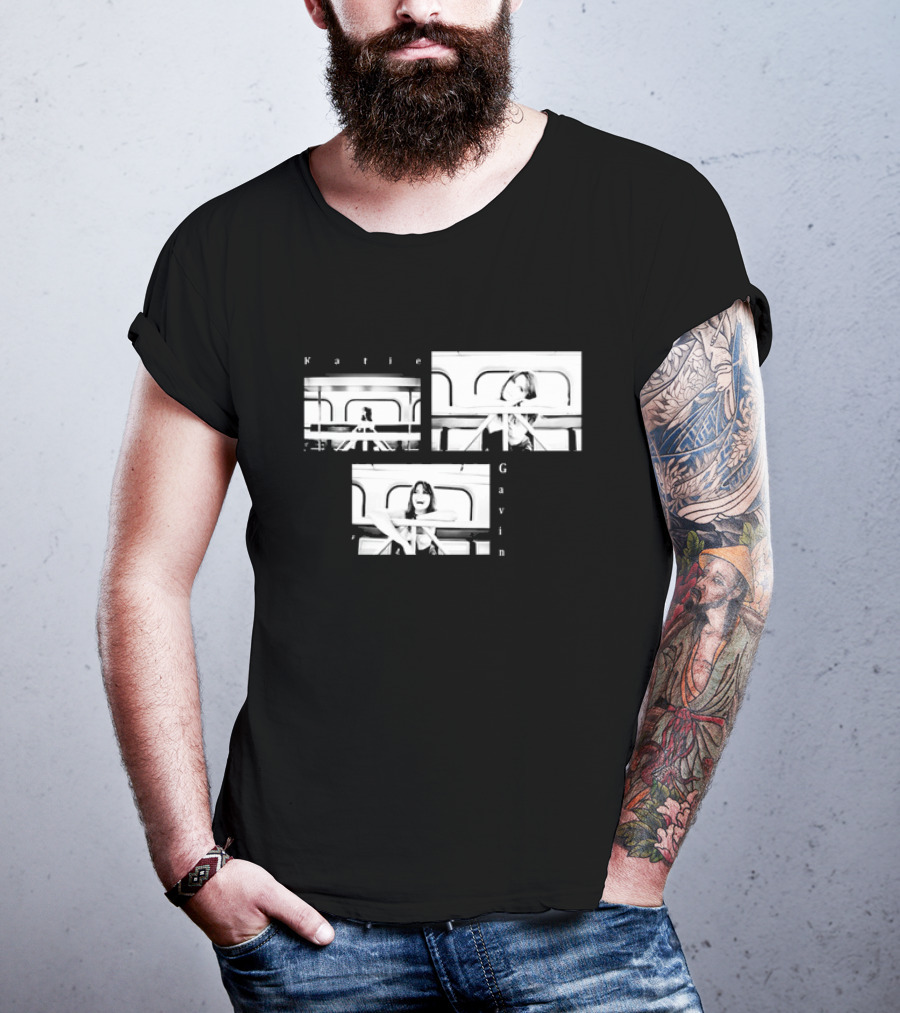 Katie Gavin Black And White Photo Triptych T-Shirt