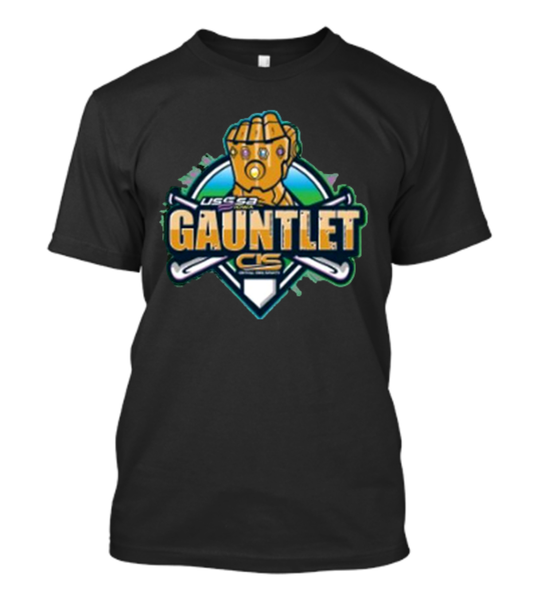 USSSA Gauntlet Central Iowa Sports Fastpitch Tournament T-Shirt