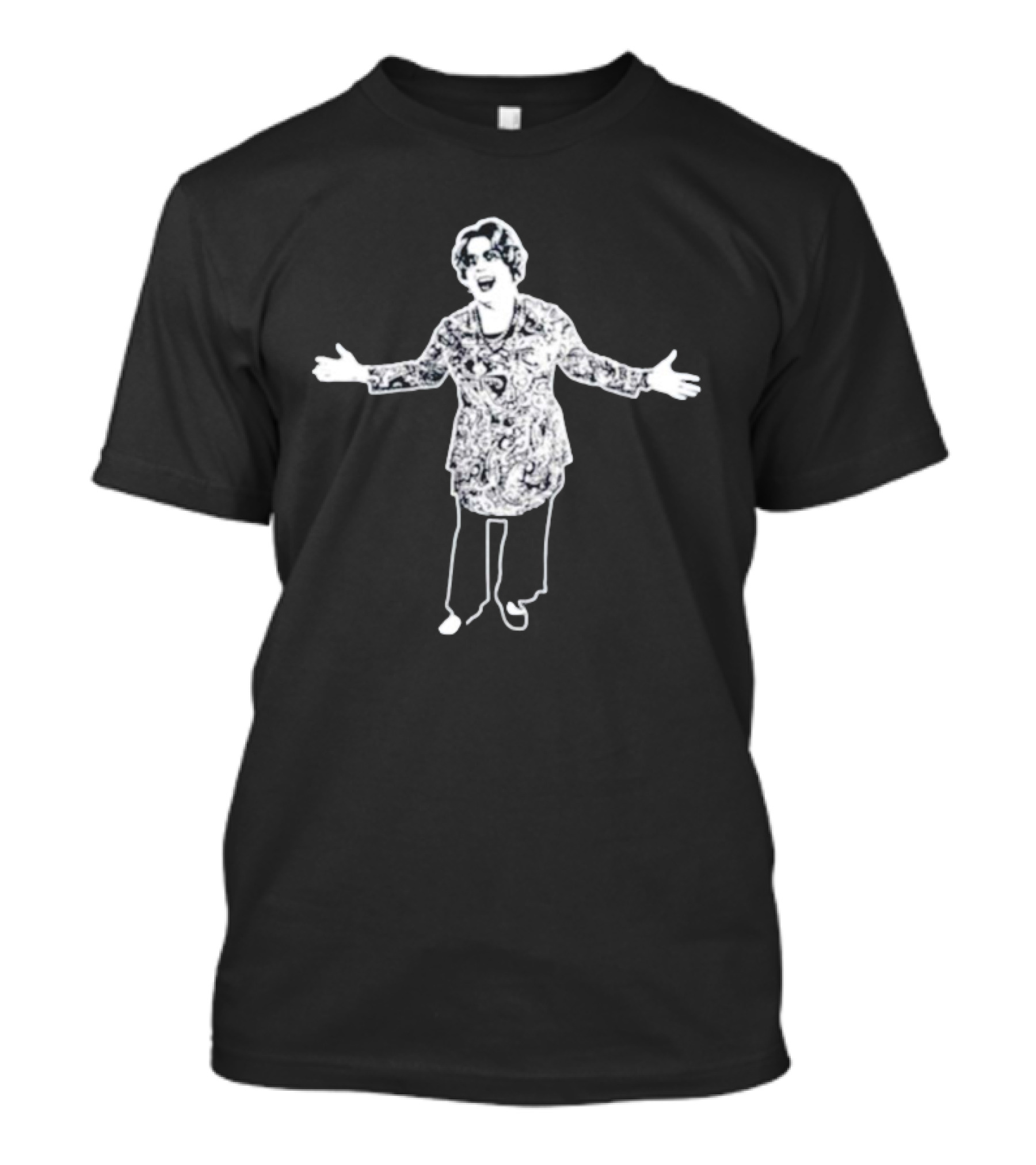 Nice To See You With Your Clothes On Elaine Dancing Arms Open Hug T-Shirt