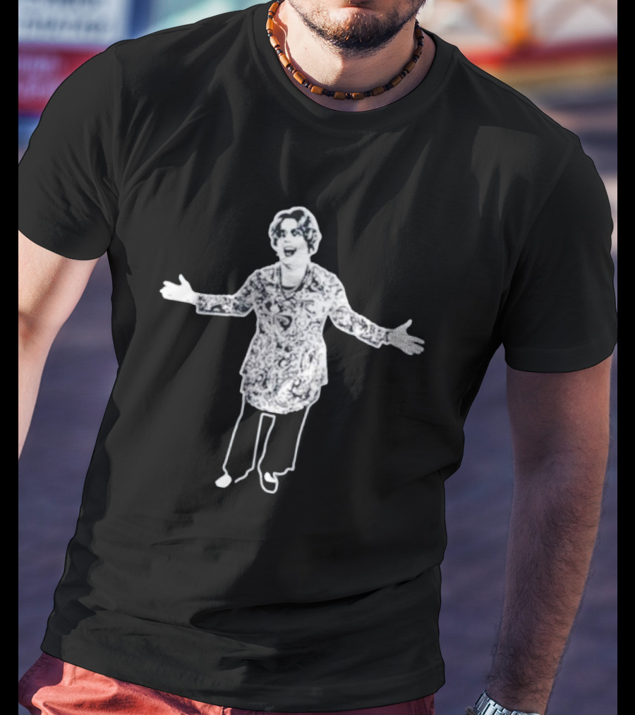 Nice To See You With Your Clothes On Elaine Dancing Arms Open Hug T-Shirt