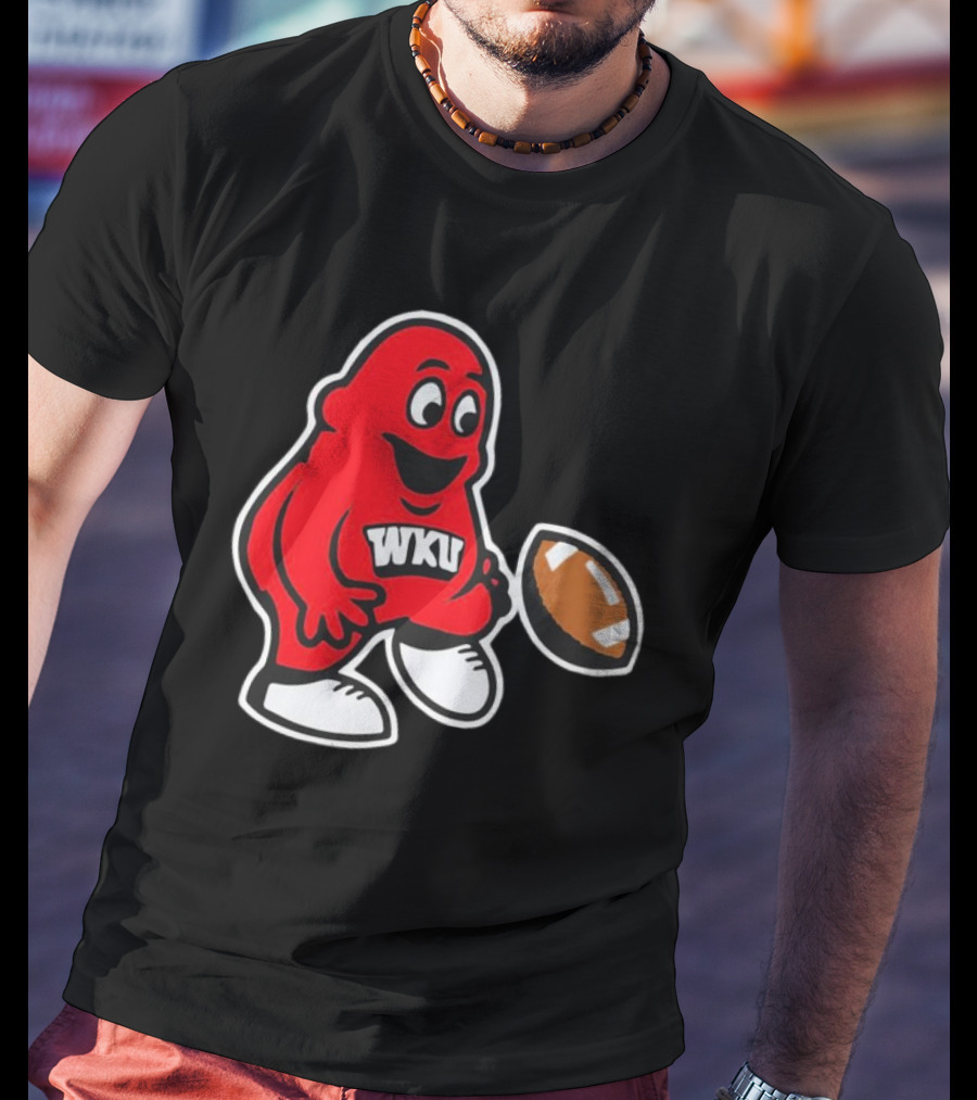 Western Kentucky Hilltoppers WKU Big Red Football Mascot T-Shirt