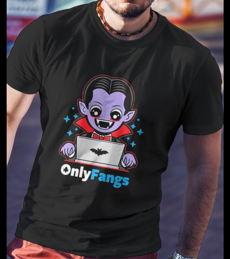 OnlyFangs A Favorite Site For Vampires T-Shirt