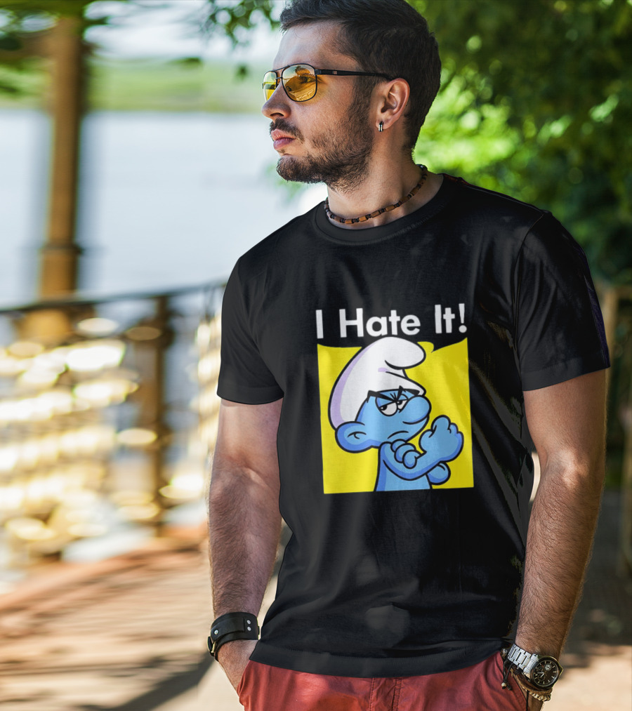 I Hate It Grouchy Smurf Rosie The Riveter T-Shirt