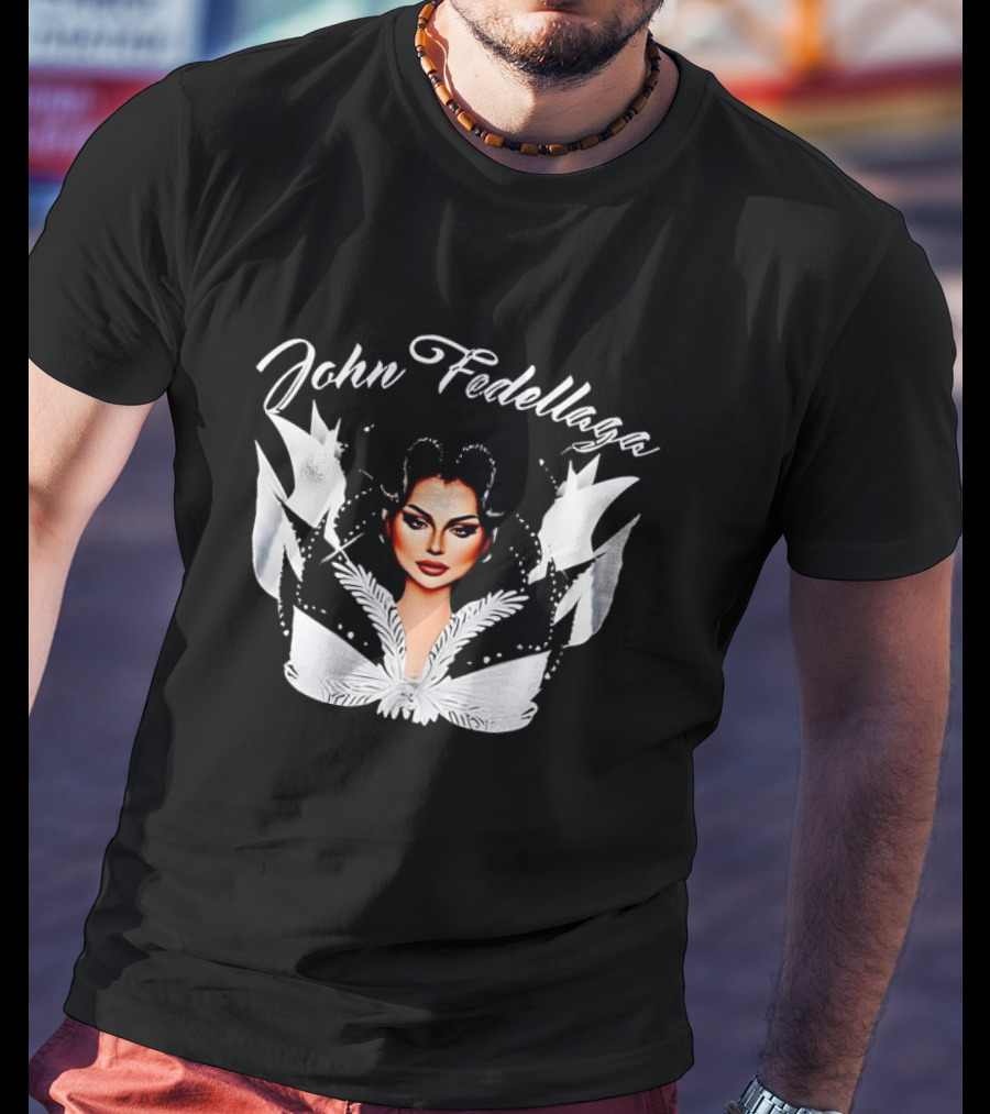 John Fedellaga White Feather Queen T-Shirt