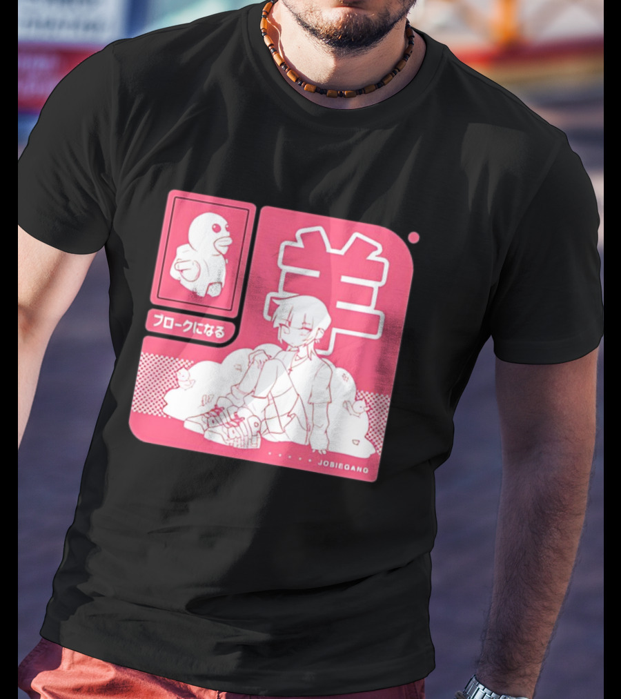 Sheepxing Bloke Becomes Broke Jobiegang Anime T-Shirt
