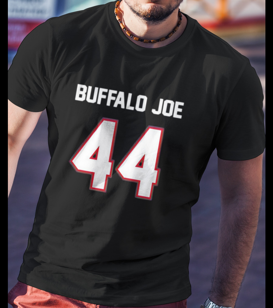 Buffalo Joe 44 Sports Jersey Iconic Bold Number T-Shirt